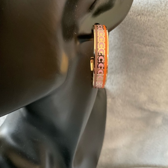 Coach Hoop Earrings - Picture 1 of 9